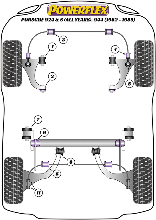 Porsche (PFA100-12) PowerAlign Camber Bolt Kit (12mm x 60mm)