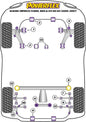 Subaru (PFR69-124) Rear Subframe-Front Outrigger To Chassis Right Side