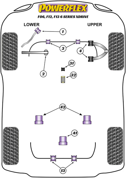 BMW (PFF5-6003-28.2) Front Anti-Roll Bar Bush