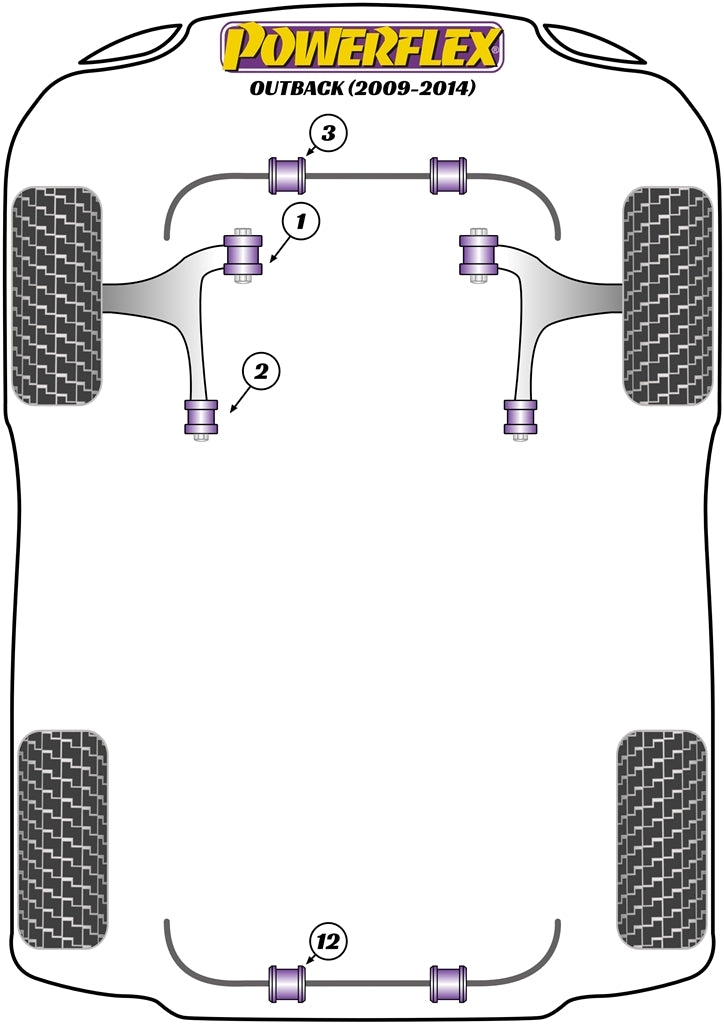 Subaru (PFF69-903-24) Front Anti-Roll Bar Bush