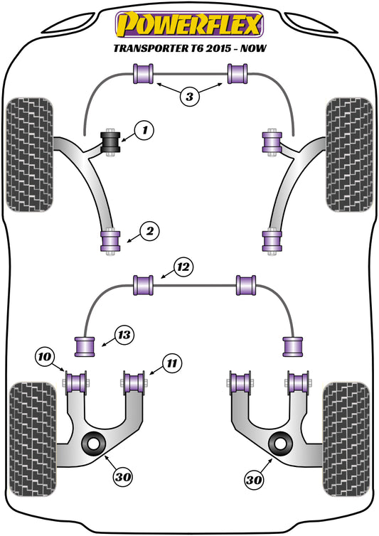 Volkswagen (PFR85-1330) Rear Lower Spring Isolator Pad