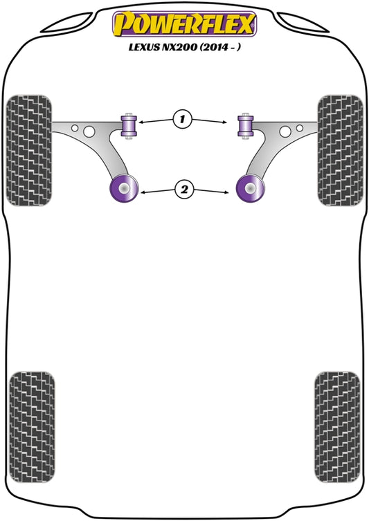Lexus  (PFF76-701) Front Wishbone Front Bush