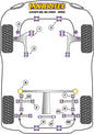 Subaru (PFR69-117H) Rear Trailing Link Front Bush