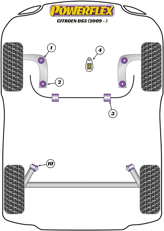 Citroen (PFF12-205) Lower Engine Mount Insert