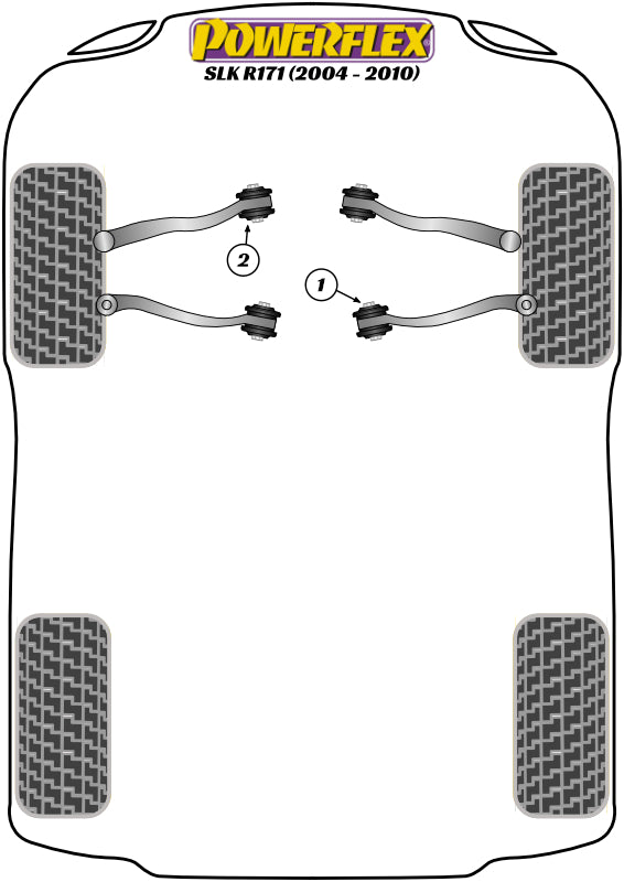 Mercedes-Benz (PFF40-501G) Front Lower Arm Inner Bush Camber Adjustable