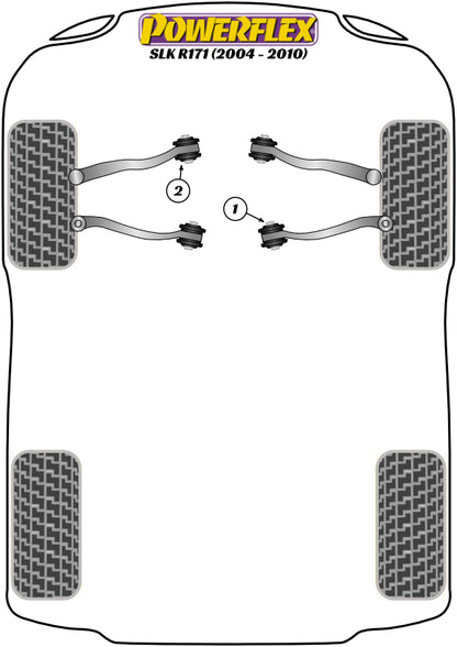 Mercedes-Benz (PFF40-501G) Front Lower Arm Inner Bush Camber Adjustable
