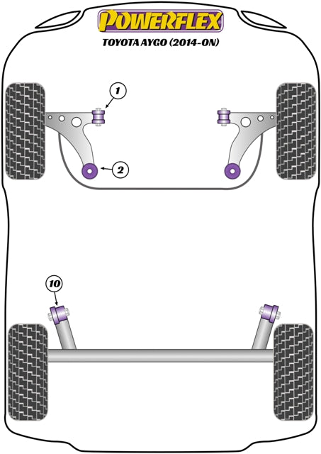 Toyota (PFR12-710) Rear Beam Bush