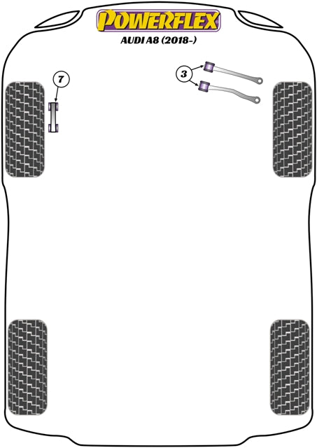Audi (PFF3-1203) Front Upper Control Arm Bush