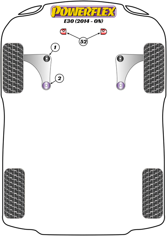 Venucia  (PFF5-4652) Offset Lower Radiator Mount Kit