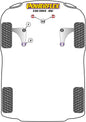 Venucia  (PFF5-4652) Offset Lower Radiator Mount Kit