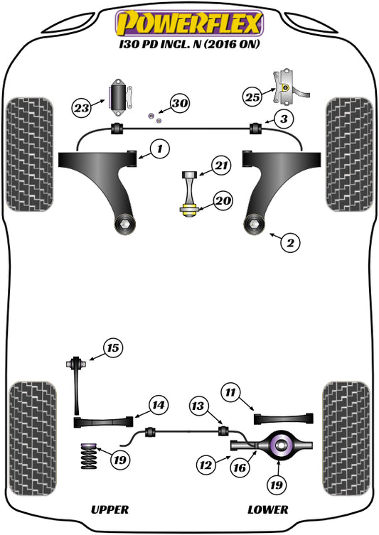 Hyundai (EXH043) Exhaust Mount - Rear Silencer Side Hanger
