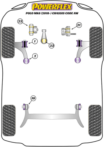 Volkswagen (PFF85-1822) Lower Engine Mount Insert