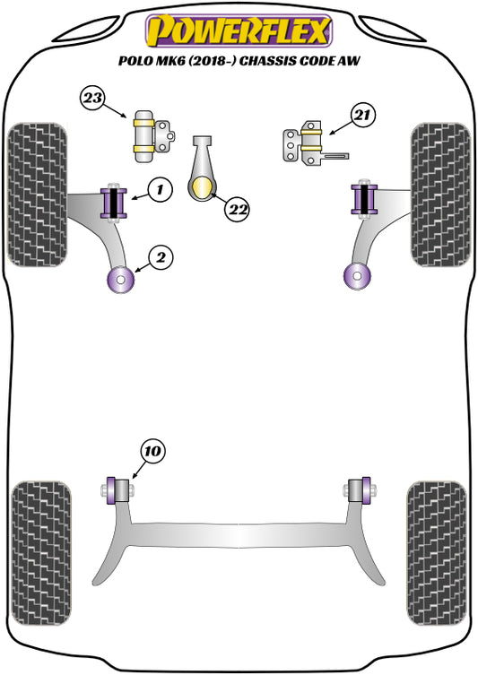 Volkswagen (PFF85-1822) Lower Engine Mount Insert
