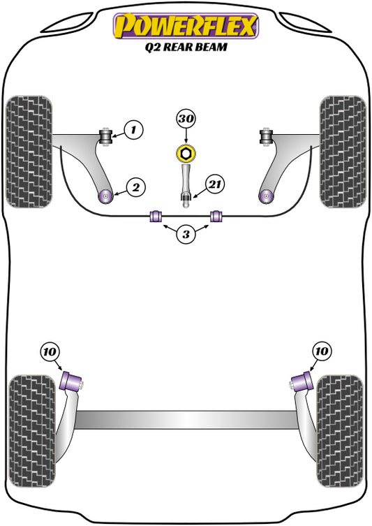 Audi (PFR85-810) Rear Beam Mounting Bush