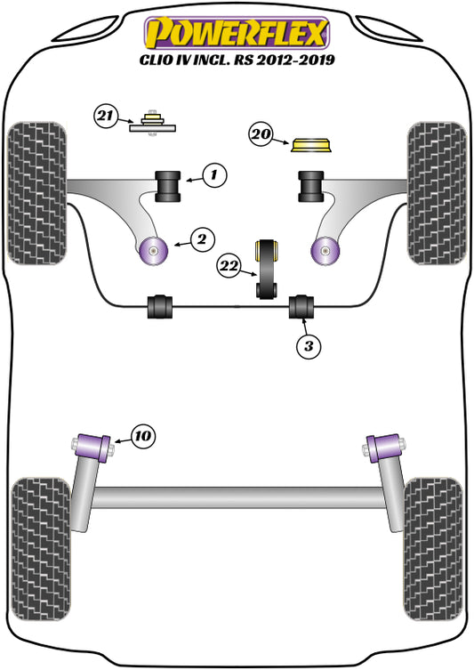Renault (PFF60-1420) Upper Engine Mount Insert