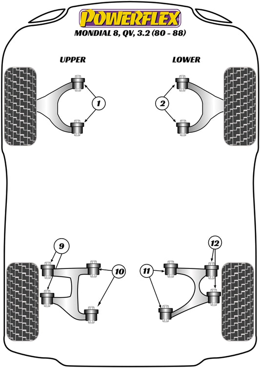 Ferrari (PF17-200) Rear Lower Wishbone Inner Bush