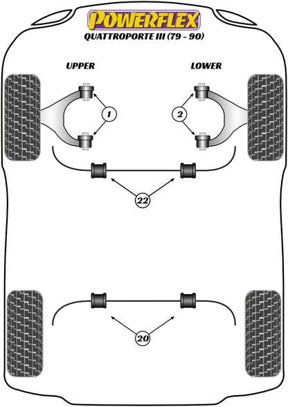 Maserati (PF17-200) Front Lower Wishbone Bush