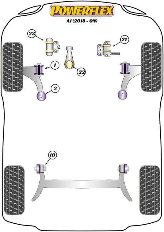 Audi (PFF85-1823) Gearbox Mount Insert