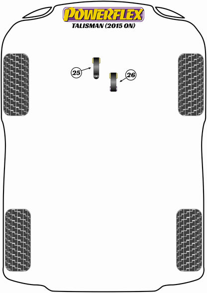 Renault (PFF60-2725) Upper Engine Torque Mount - Road