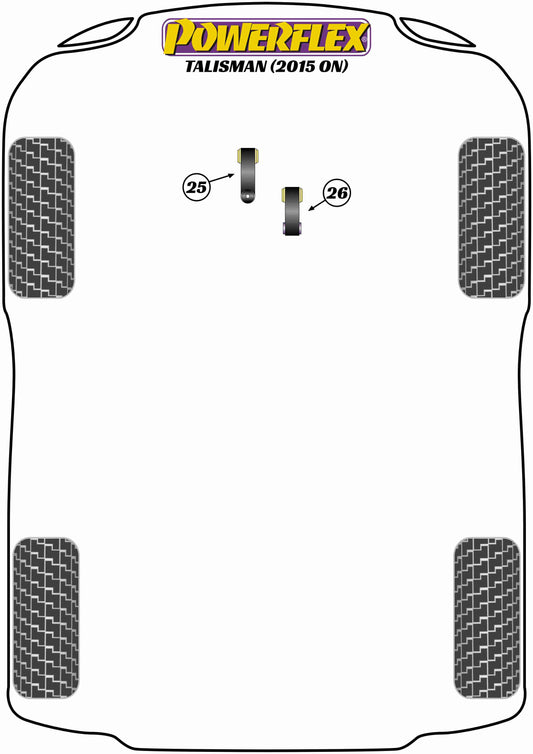 Renault (PFF60-2725) Upper Engine Torque Mount - Road