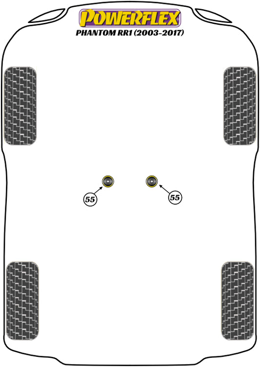 Rolls-Royce (PFF5-4655) Transmission Mounting Bush (Fast Road)