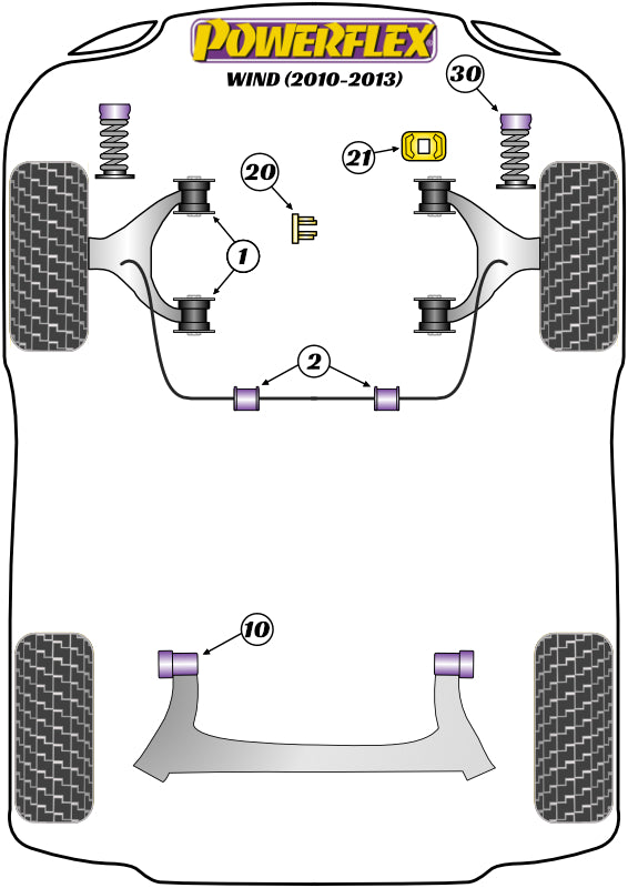 Renault (PFF60-221) Front Upper Right Engine Mount Insert