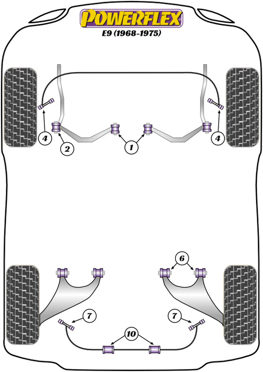 BMW (PFR5-1610-16H) Rear Anti Roll Bar Bush 16mm