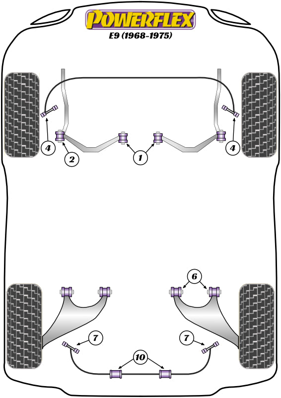 BMW (PFR5-1610-16) Rear Anti Roll Bar Bush 16mm