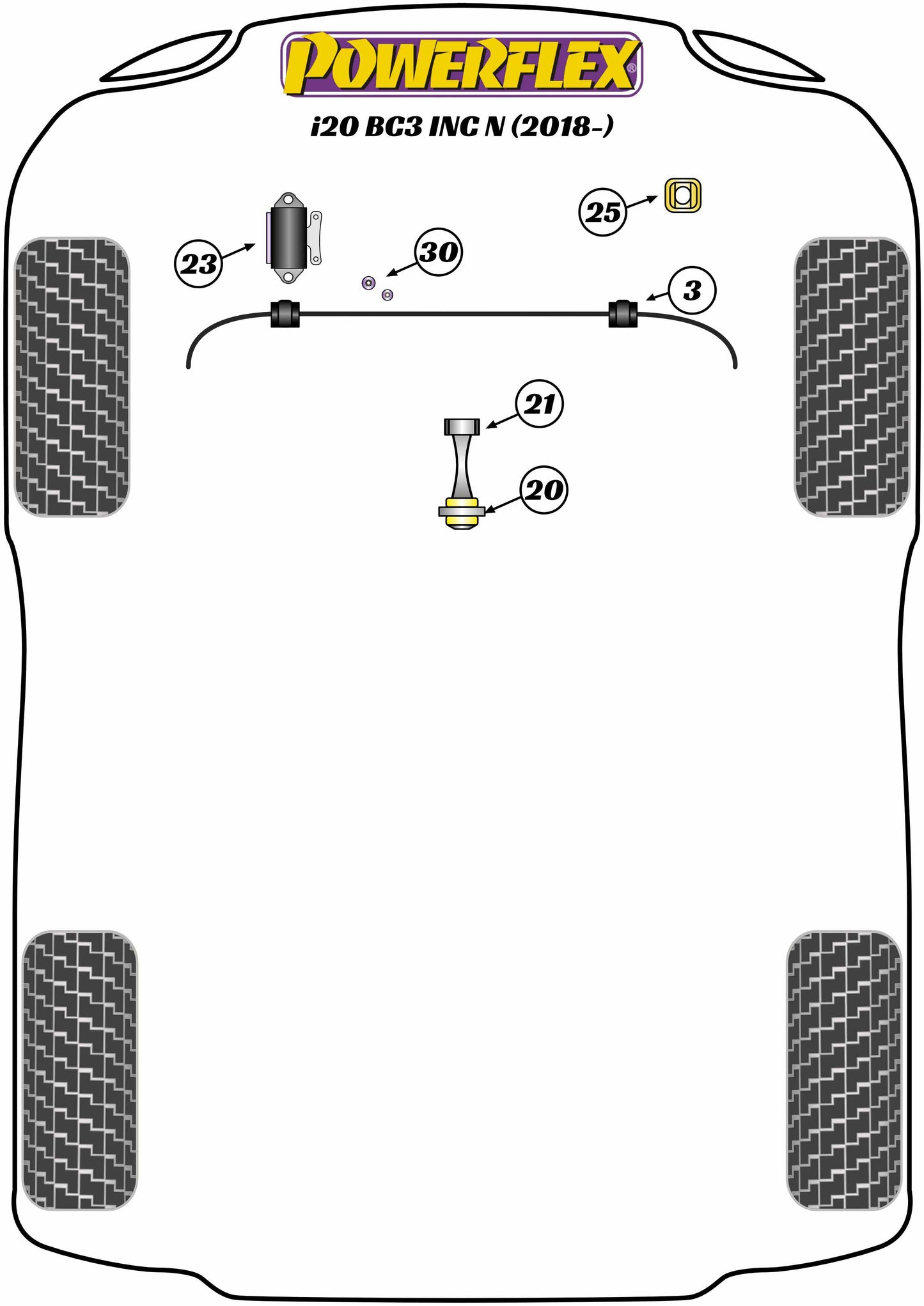 Hyundai (PFF26-122-12P) Lower Torque Mount - Fast Road/Track