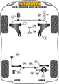 Kia (PFR26-119) Rear Upper and Lower Spring Isolator Pads