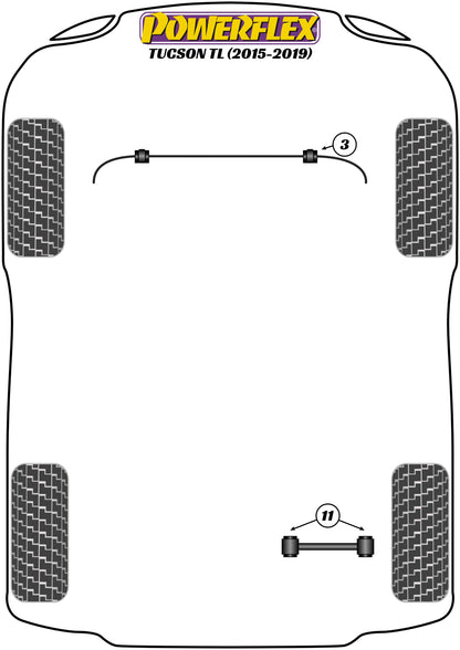 Hyundai (PFR26-311) Rear Lower Control Arm Bush