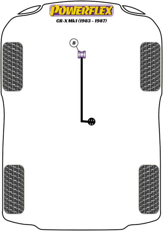 Honda (PFF63-416) Gear Linkage Mount Front