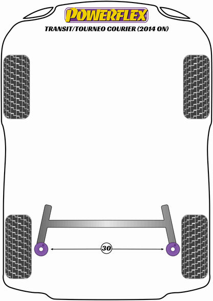 Ford (PFR19-2030) Rear Spring Upper Isolator Pad