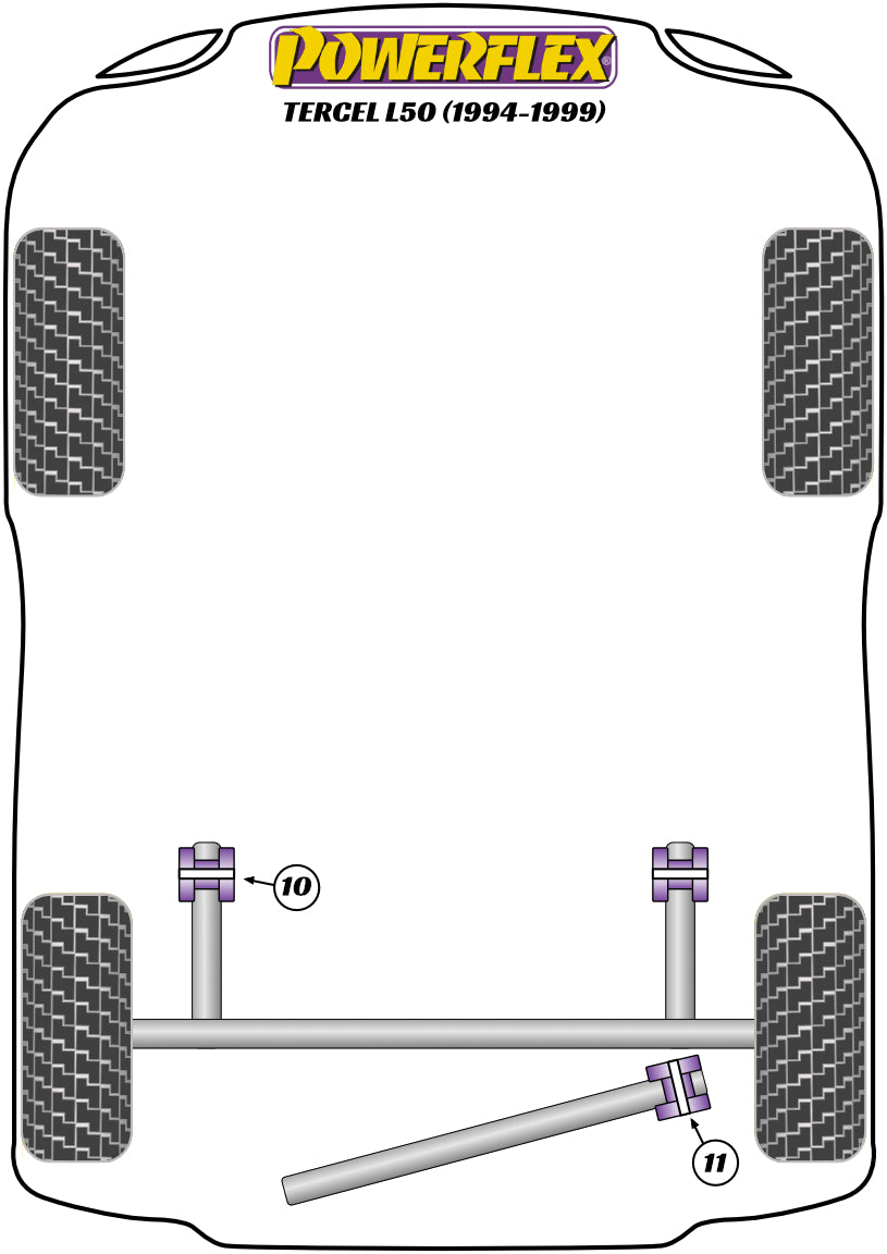 Toyota (PFR76-409) Rear Beam Mounting Bush