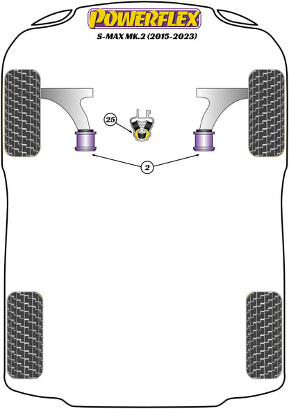 Ford (PFF19-1902) Front Arm Rear Bush
