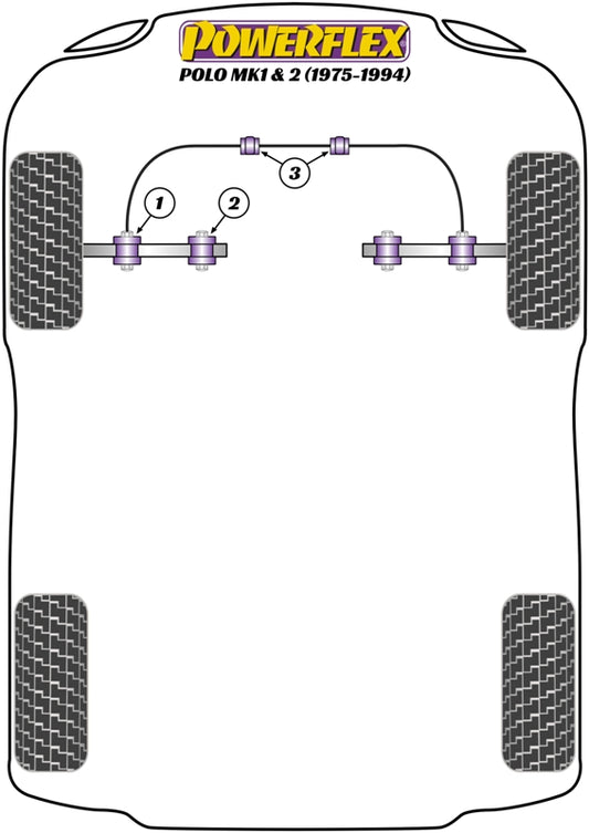 Volkswagen (PFF85-103) Front Wishbone Inner Bush
