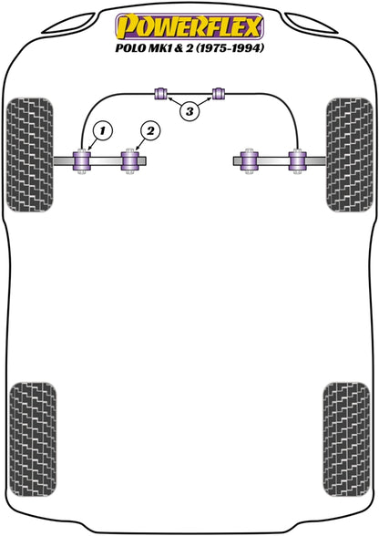 Volkswagen (PFF85-105) Front Anti Roll Bar Mount 18mm