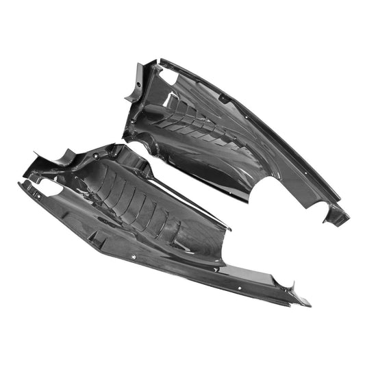 Fabspeed Carbon Fiber Coupe Engine Bay Panels - Ferrari F8 Tributo/Pista Coupes Only (FS-CF-FER-F8EBP2)