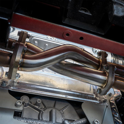 Fabspeed Ferrari F8 Tributo Rear Center Muffler Bypass X Pipe 2020 Onwards (FS.FER.F8.MB)