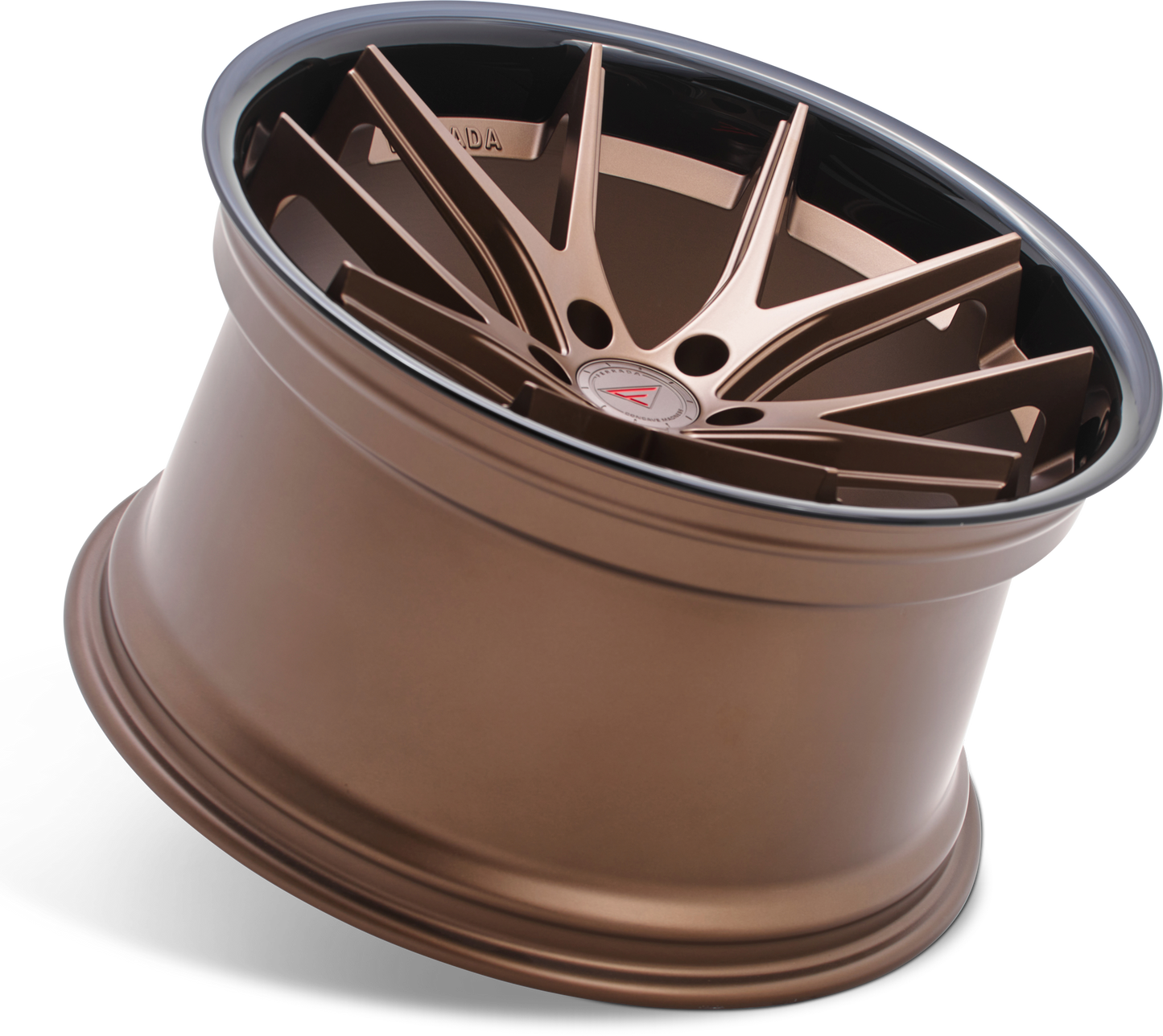 Ferrada Wheels FR2  Matte Bronze With Gloss Black Lip