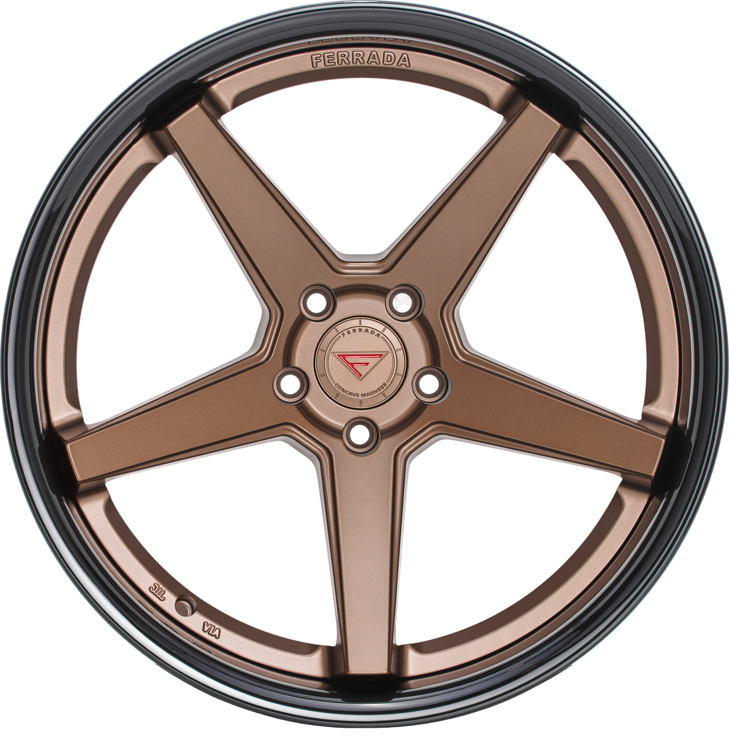 Ferrada Wheels FR3  Matte Bronze With Gloss Black Lip