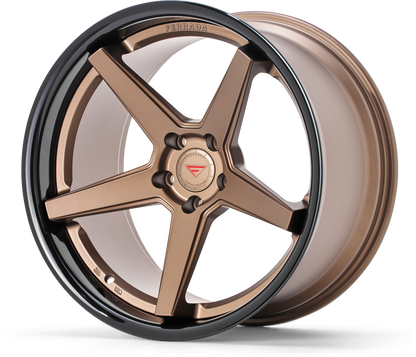 Ferrada Wheels FR3  Matte Bronze With Gloss Black Lip