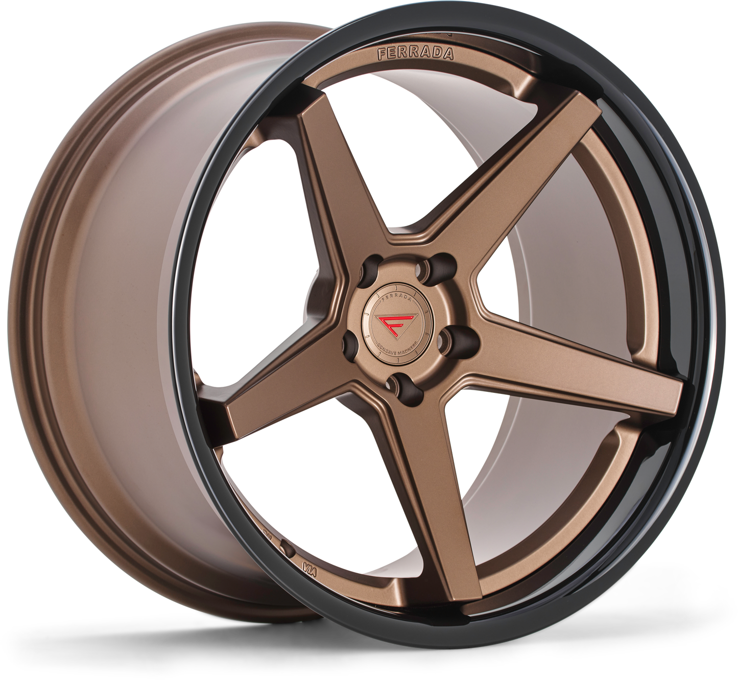 Ferrada Wheels FR3  Matte Bronze With Gloss Black Lip