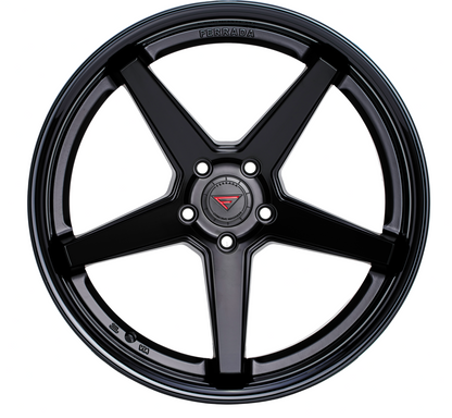 Ferrada Wheels FR3  Matte Black With Gloss Black Lip
