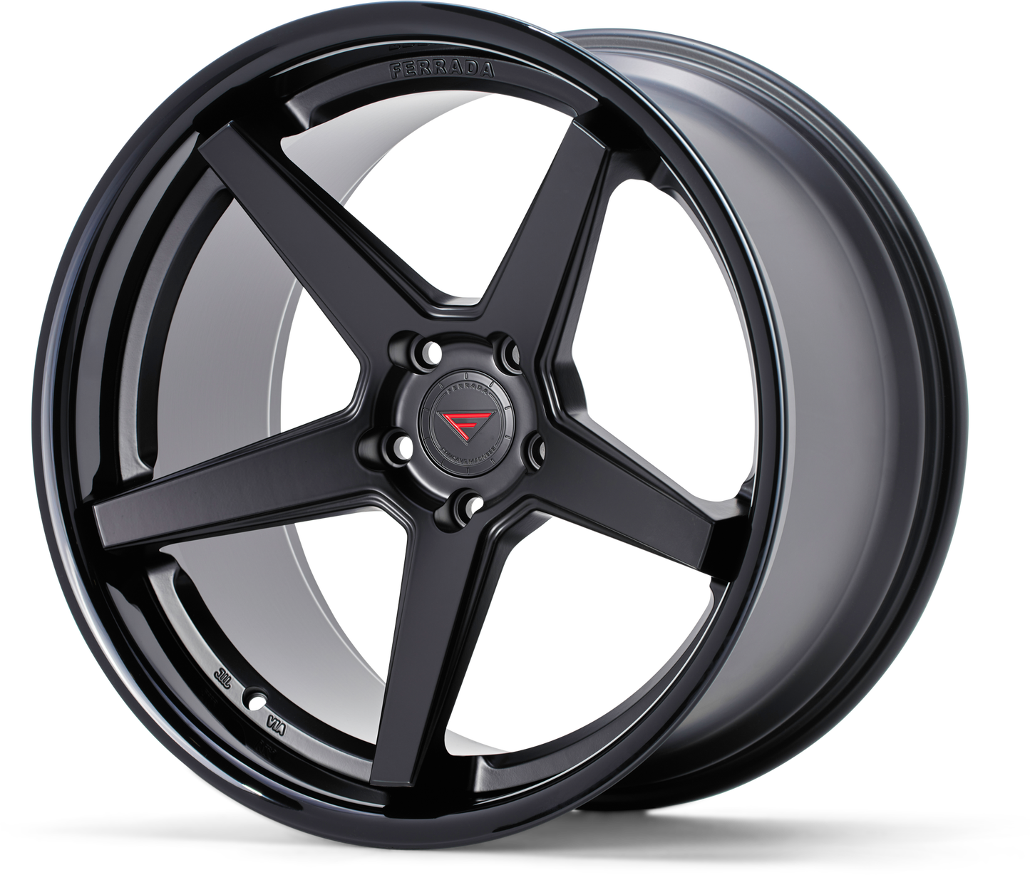 Ferrada Wheels FR3  Matte Black With Gloss Black Lip