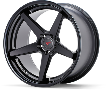 Ferrada Wheels FR3  Matte Black With Gloss Black Lip