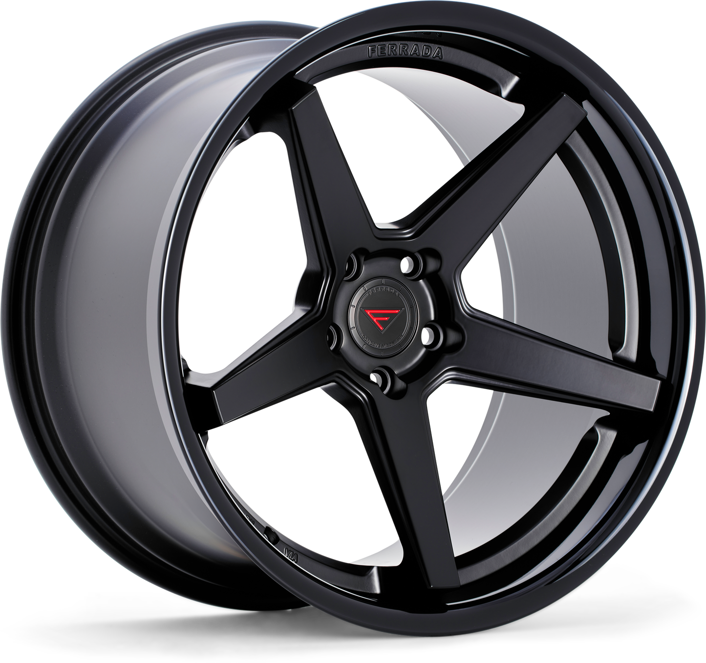 Ferrada Wheels FR3  Matte Black With Gloss Black Lip