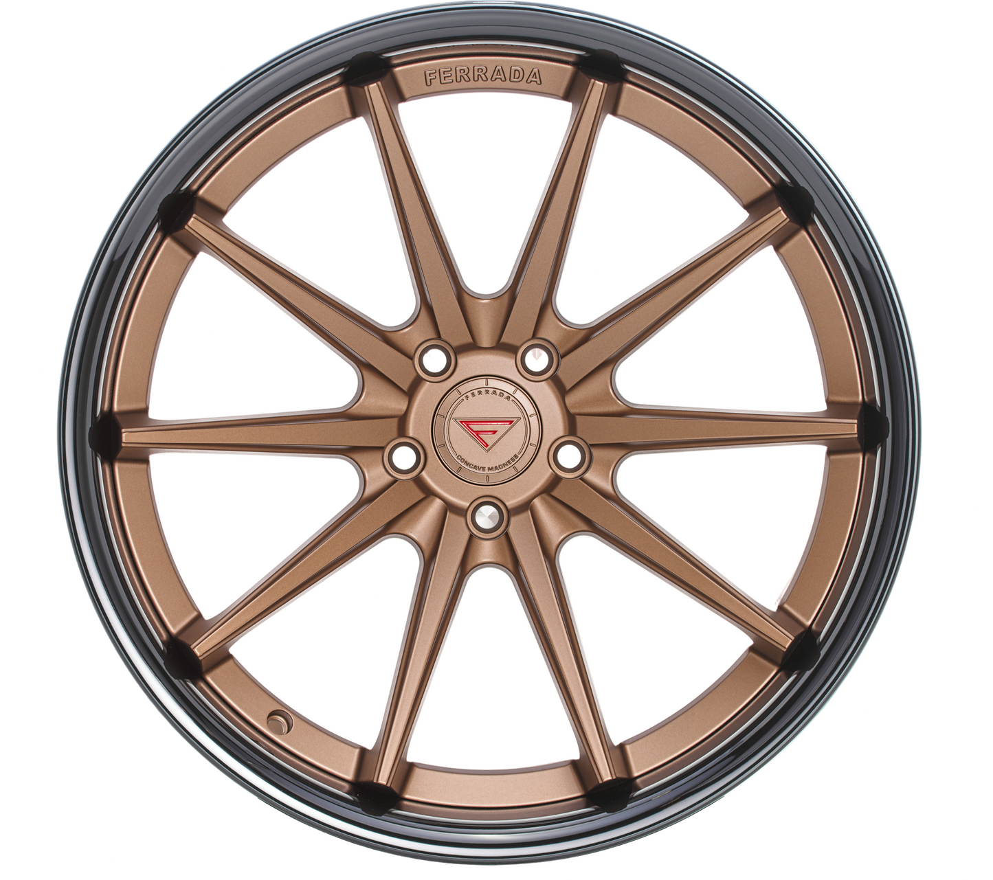 Ferrada Wheels FR4  Matte Bronze With Gloss Black Lip