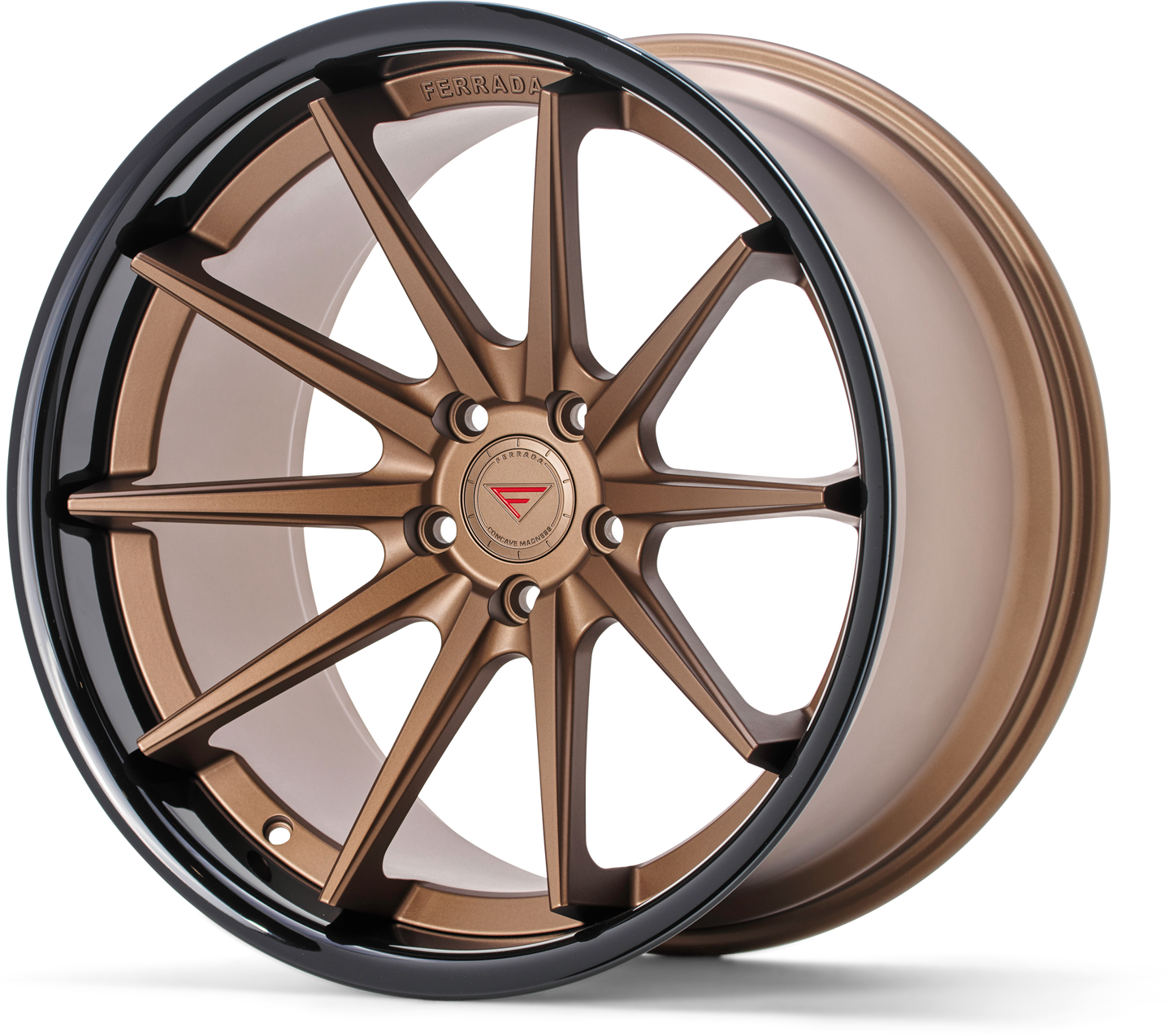 Ferrada Wheels FR4  Matte Bronze With Gloss Black Lip
