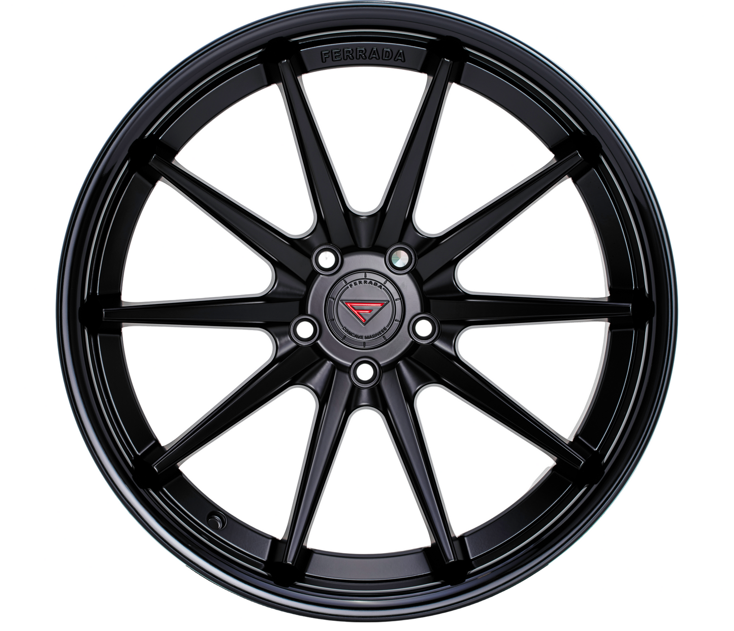 Ferrada Wheels FR4  Matte Black With Gloss Black Lip